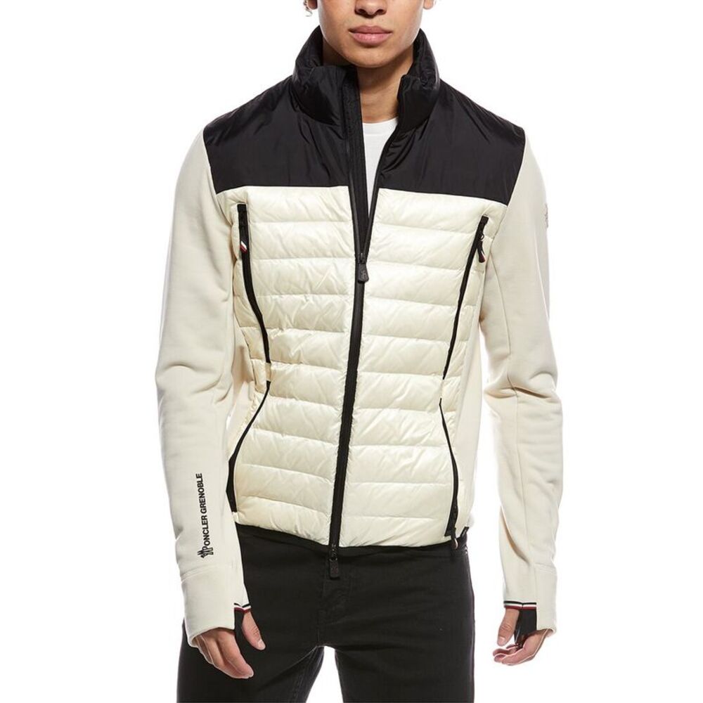 Moncler Mens Down Puffer Jacket, White